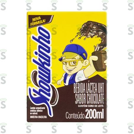 Bebida Láctea Uht Showkinho Sabor Chocolate Caixa 200ml