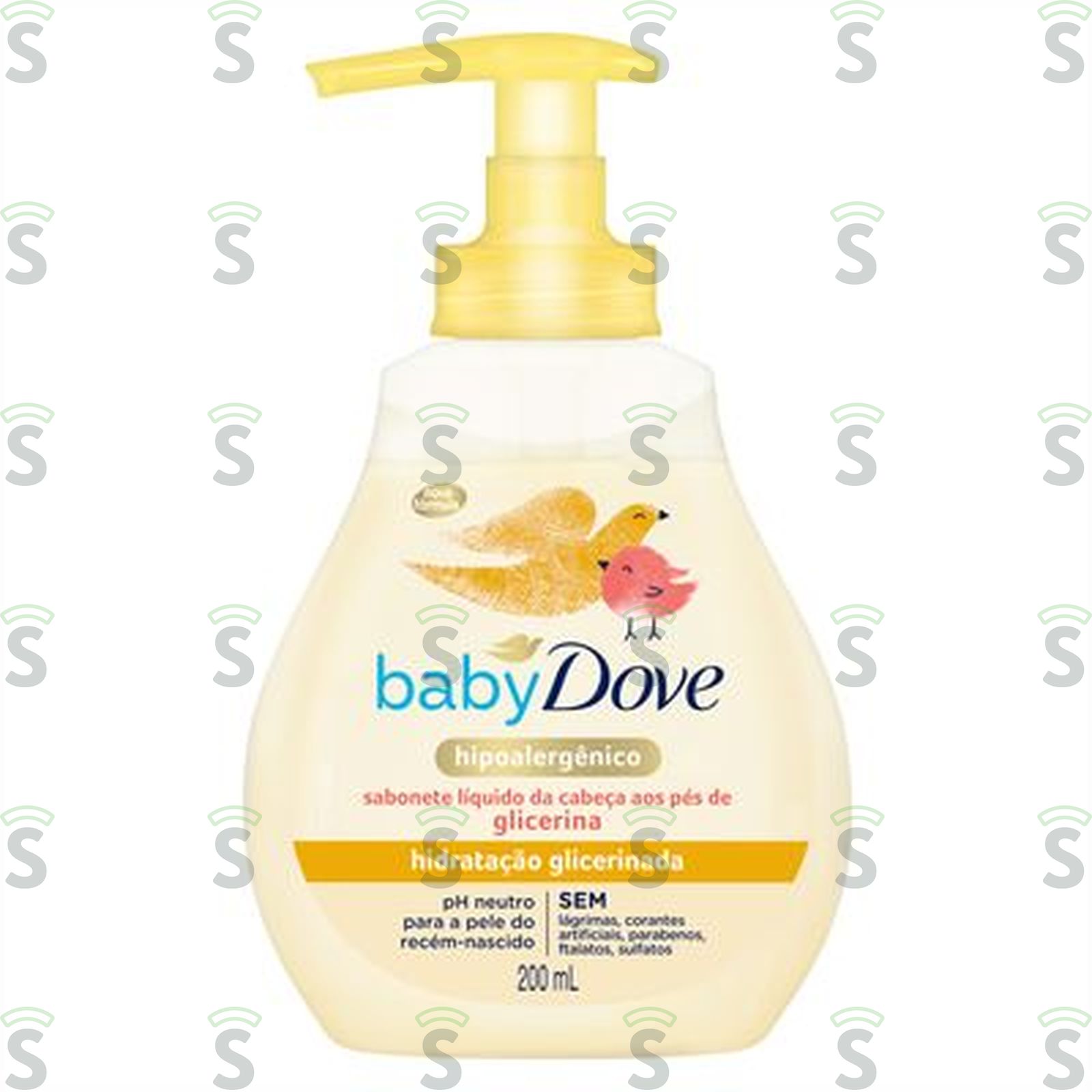 Sabonete Líquido Baby Dove Hidratação Glicerinada da Cabeça aos Pés Frasco 200ml