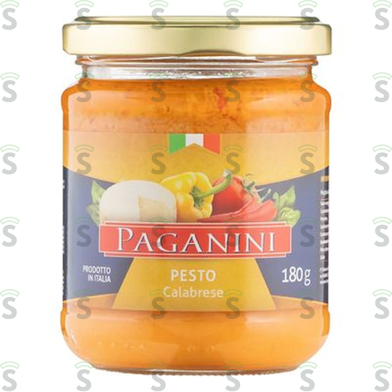 Molho Pesto Calabrês Paganini Vidro 180G