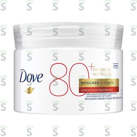  Máscara Concentrada Dove Fator de Nutrição 80 1 Minuto Pote 300gr