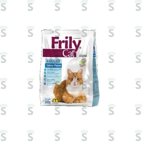  Ração Para Gatos Frily Peixe 500g