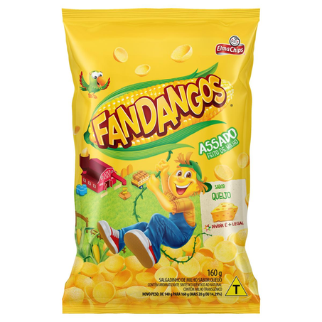 Salgadinho Elma Chips 160g - Fandangos - Queijo