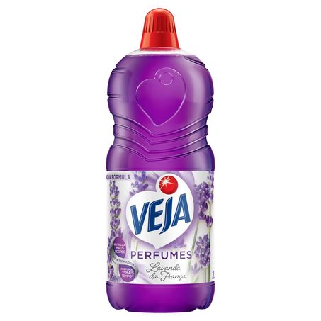 Limpador Perfumes Veja 2 Litros - Lavanda e Bem-estar - Preço Especial