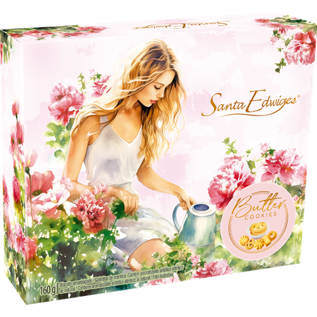 BUTTER COOKIES SANTA EDWIGES CARTUCHO 160G