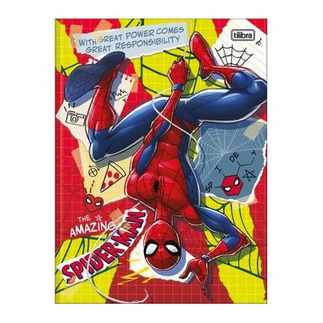 Caderno tilibra brochura spider new 80f