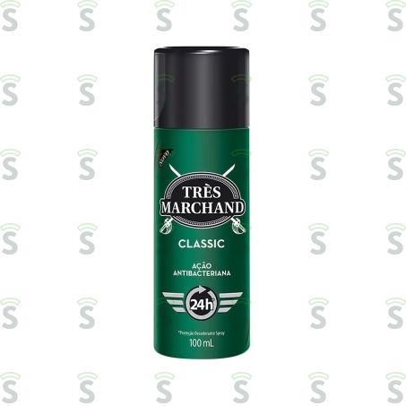  Desodorante Três Marchand Classic Spray 100ml