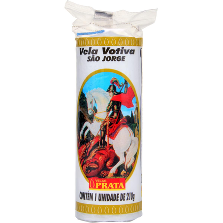 Vela Prata Votiva 210g - São Jorge