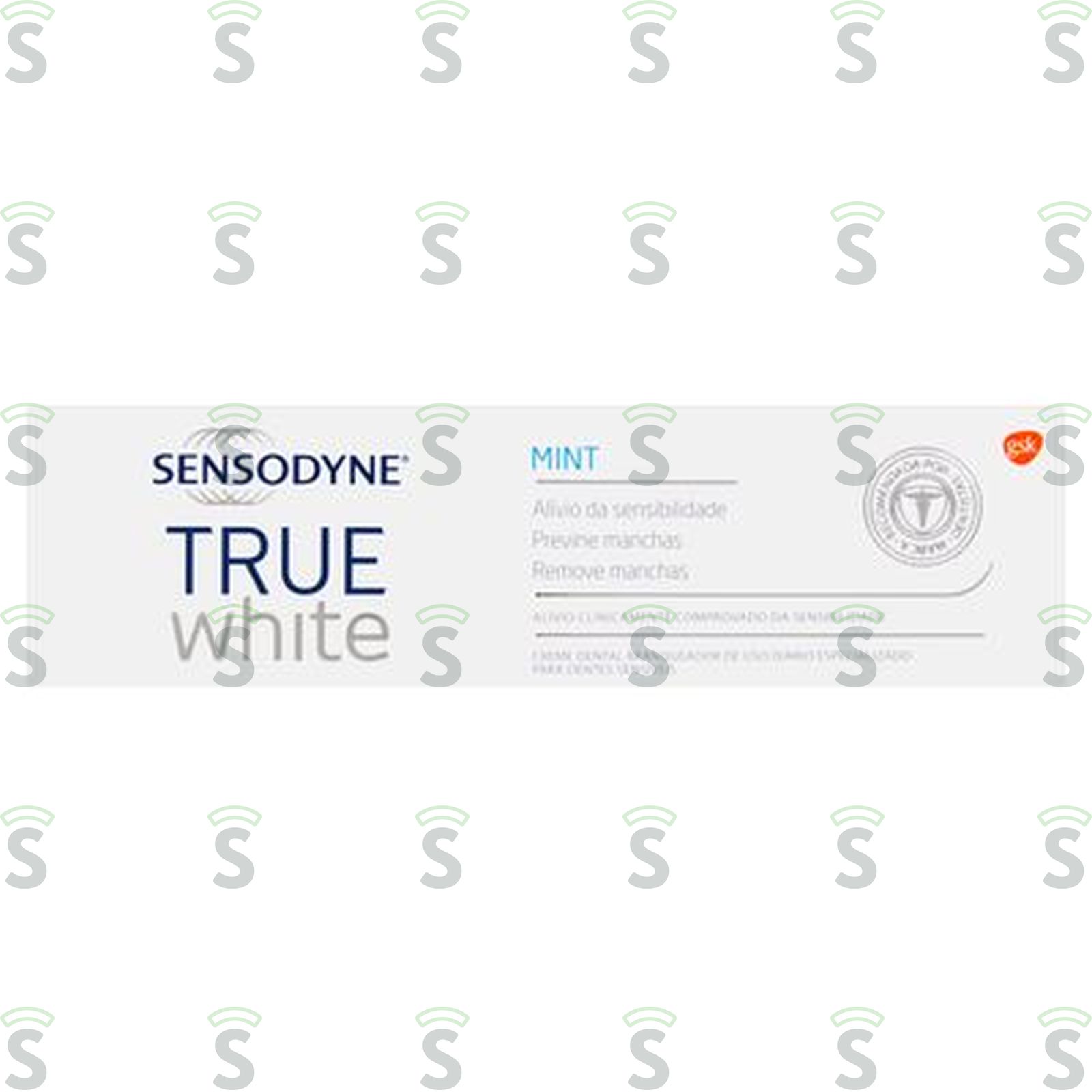Creme Dental Branqueador Sensodyne Mint True White Caixa 100gr