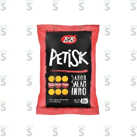  Zeze-biscoito Petisk 80g Salaminho