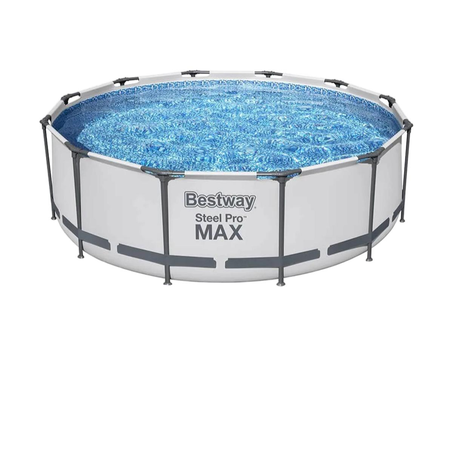 Piscina Bestway 9.150 Litros - Estruturada - Cinza