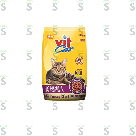  Vitcat-alimento 500g Carne Vegetais