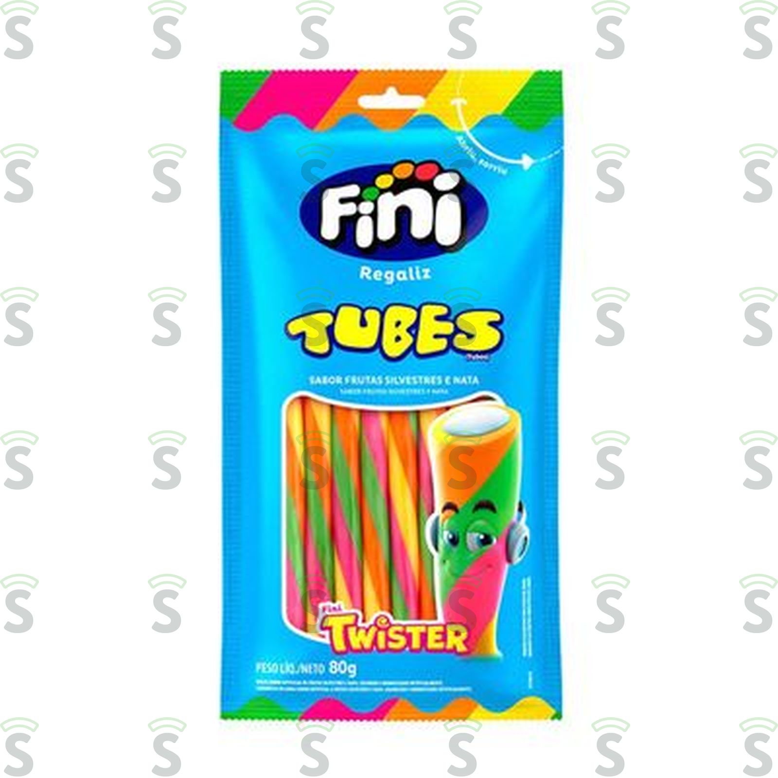 Bala Fini Tube Twister Embalagem 80G