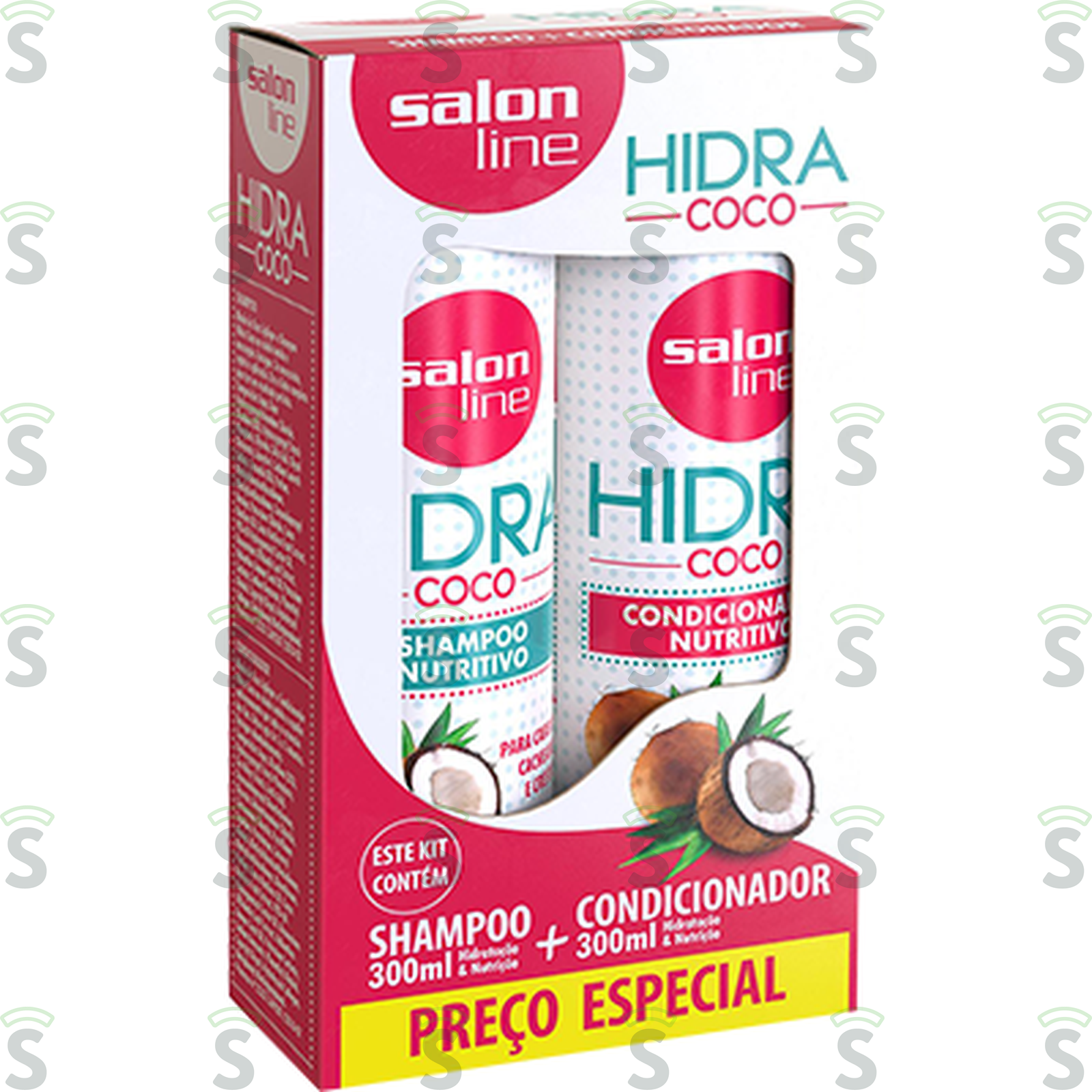 Kit Salon Line Coco Shampoo 300ml E Condicionador 300ml