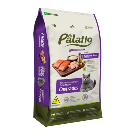 Ração Palatto Gatos Castrados 10,1Kg