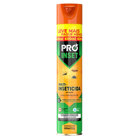 Inseticida Proinset 600ml - Multi - Base de Água - Leve Mais, Pague Menos