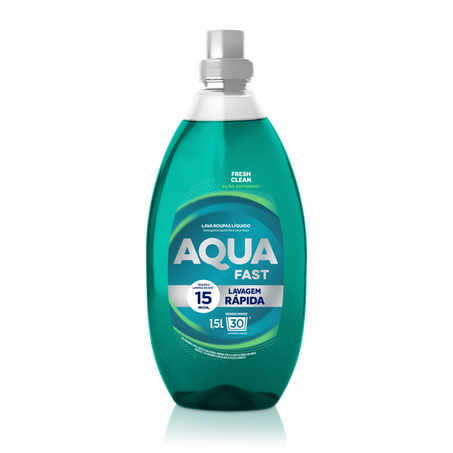  Aquafast-lava Roupa Liq.1.5l Fresh Clean