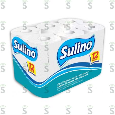  Papel Hig Sulino Fsm C/12un 30m