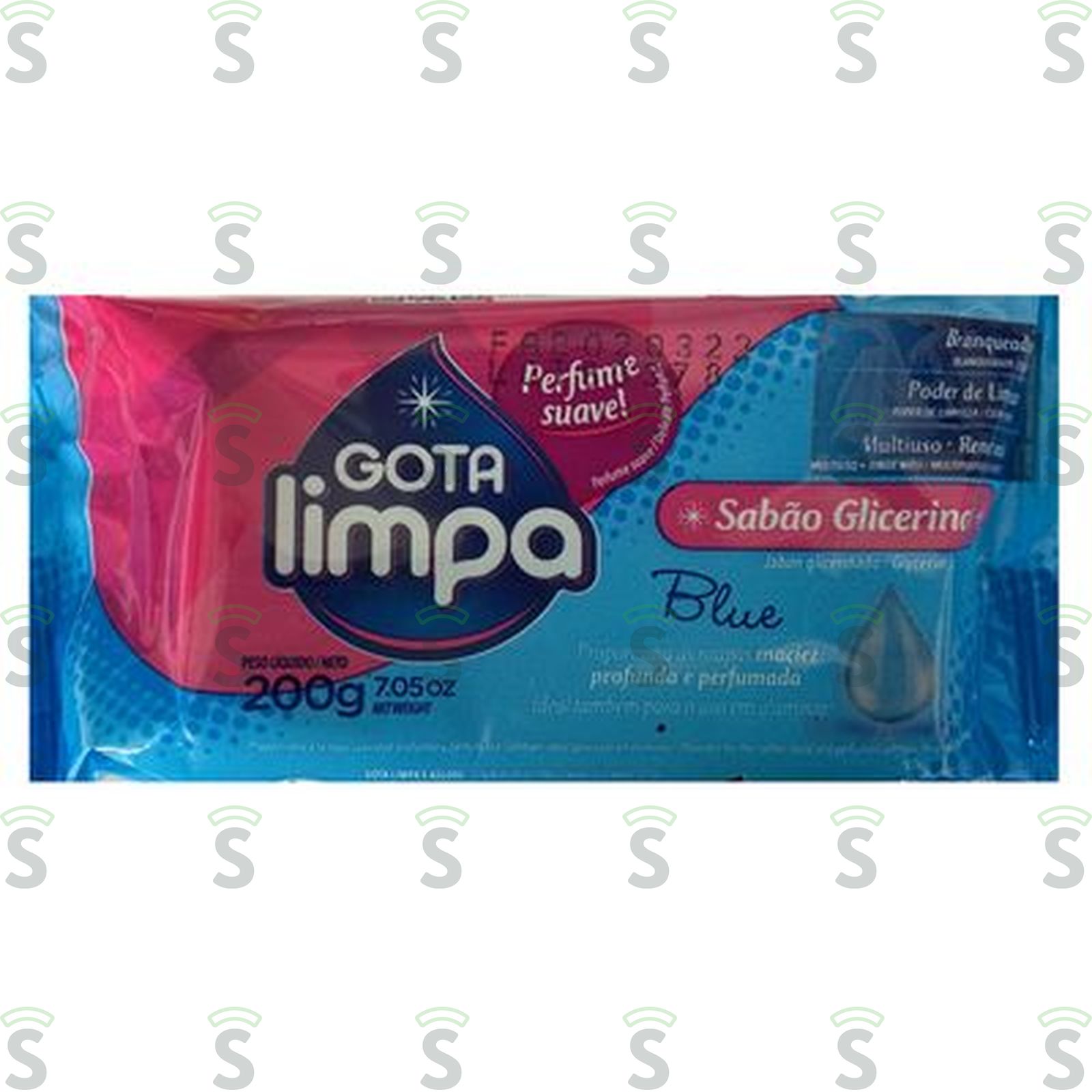 Sabão em barra gota limpa blue 200g