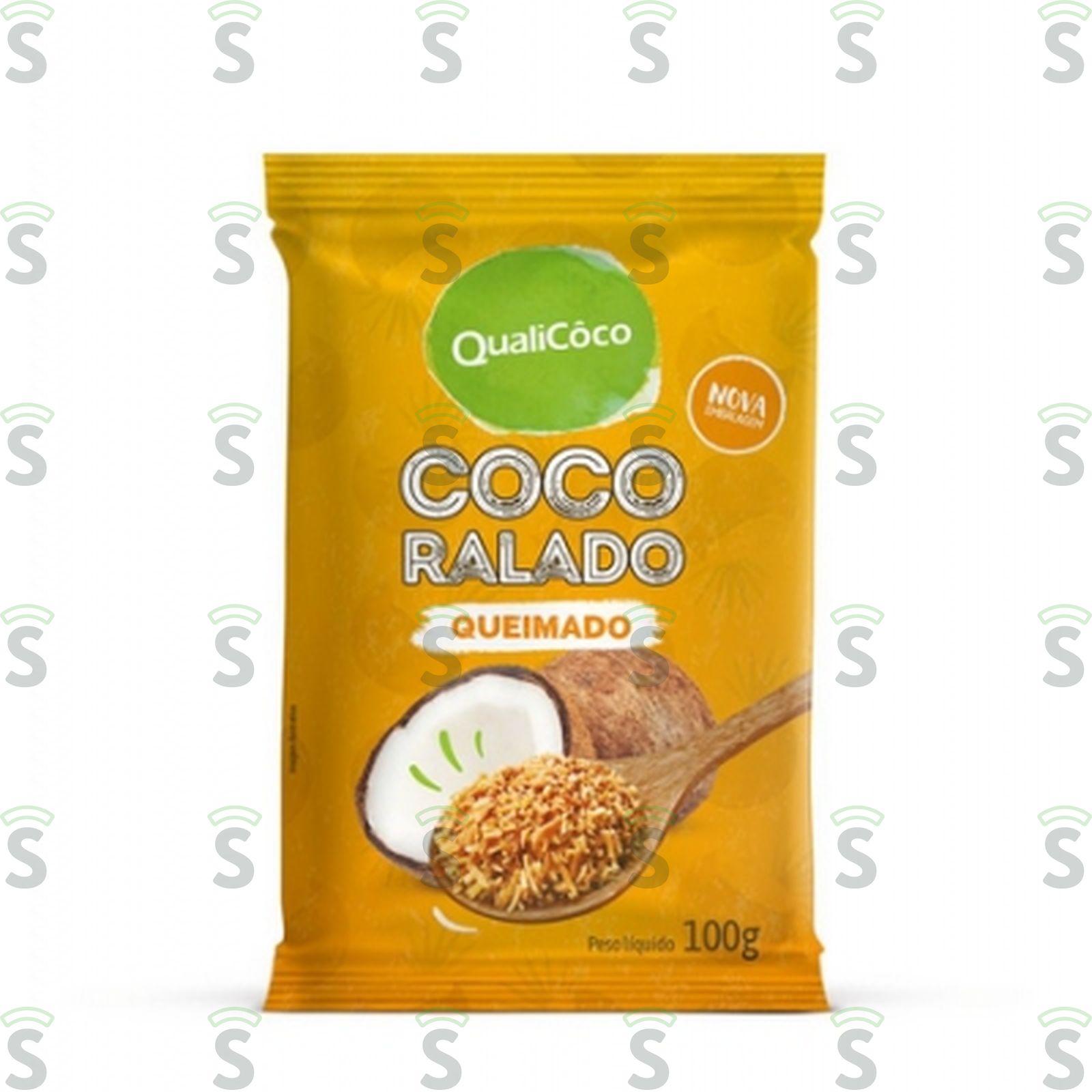 Qualicoco-coco ralado queimado 100g