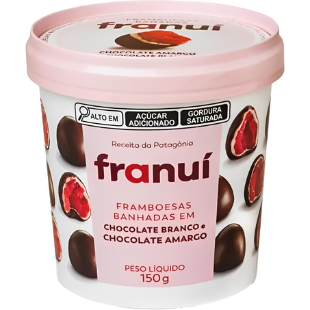 Framboesa Franuí 150g - Com Chocolate Amargo