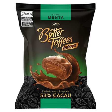 Bala Butter Toffees Arcor 90g - Intense - Mente