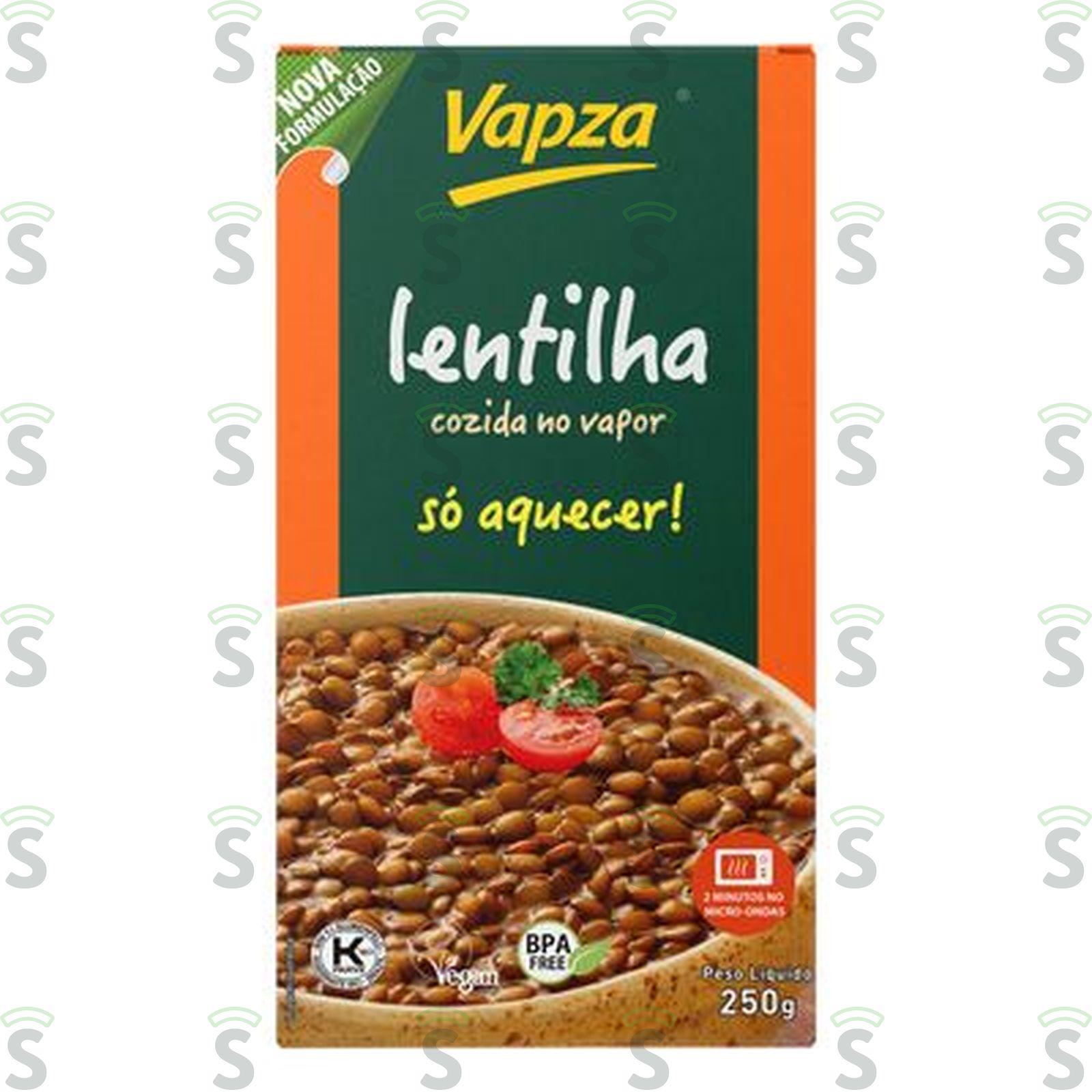 Lentilha Vapza Embalagem 250G