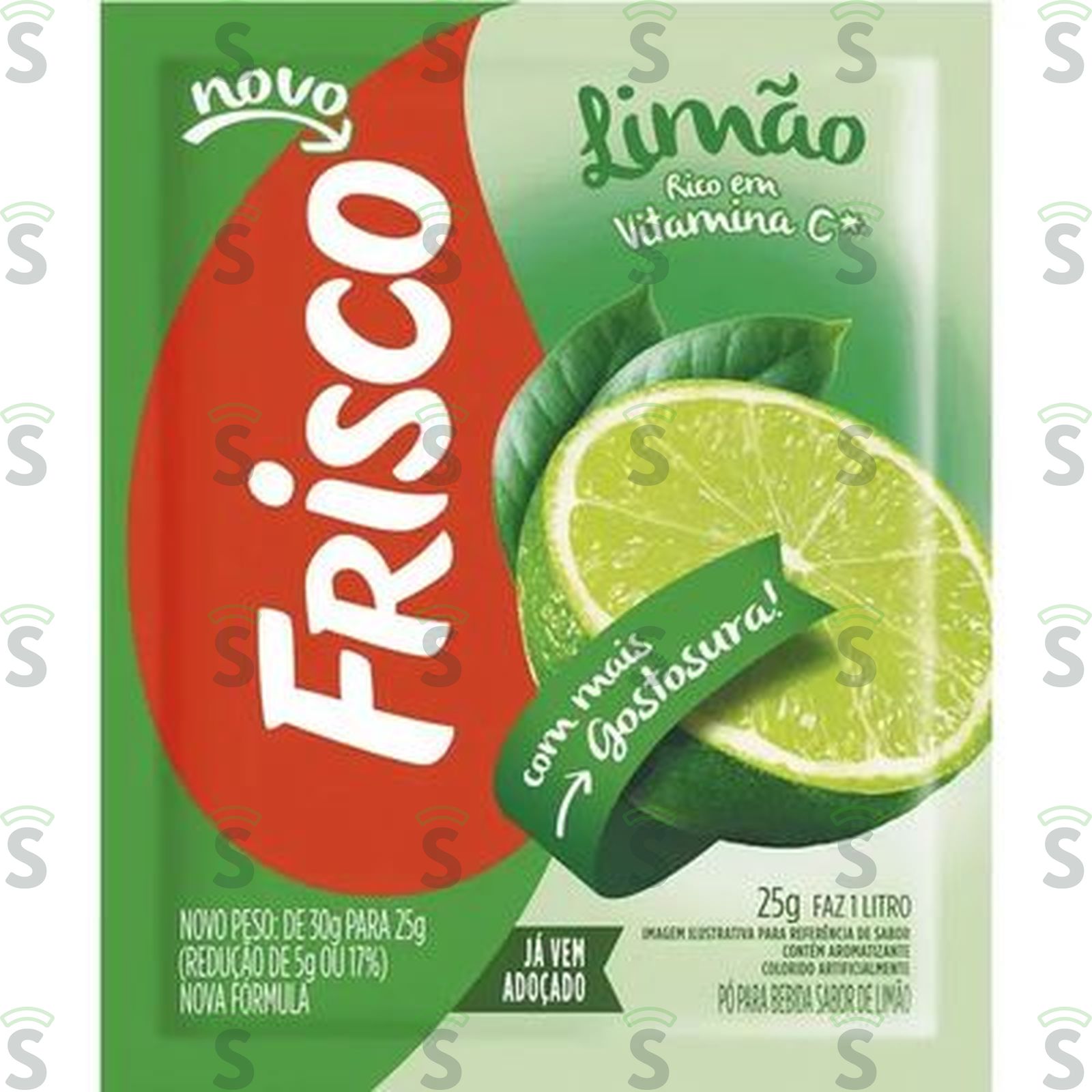 Refresco em Pó Frisco Limão 25G