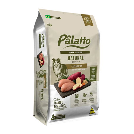 Palatto Natural Essence Cães Raças Médias e Grandes frango 3kg