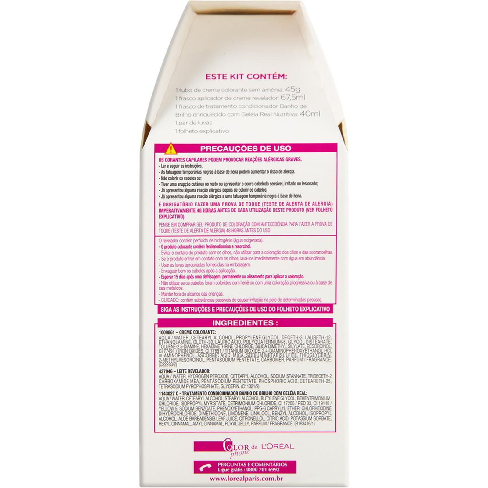 Coloração Casting Creme Gloss - N. 400 - Castanho-natural