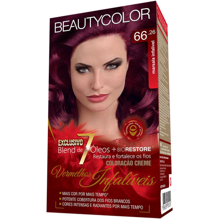 Tintura BeautyColor N. 66.26 - Vermelhos Infalíveis - Marsala