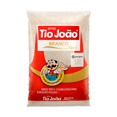 Arroz tio joão branco 5kg