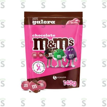  Confeito M&ms 148gr Choc Milk Pink
