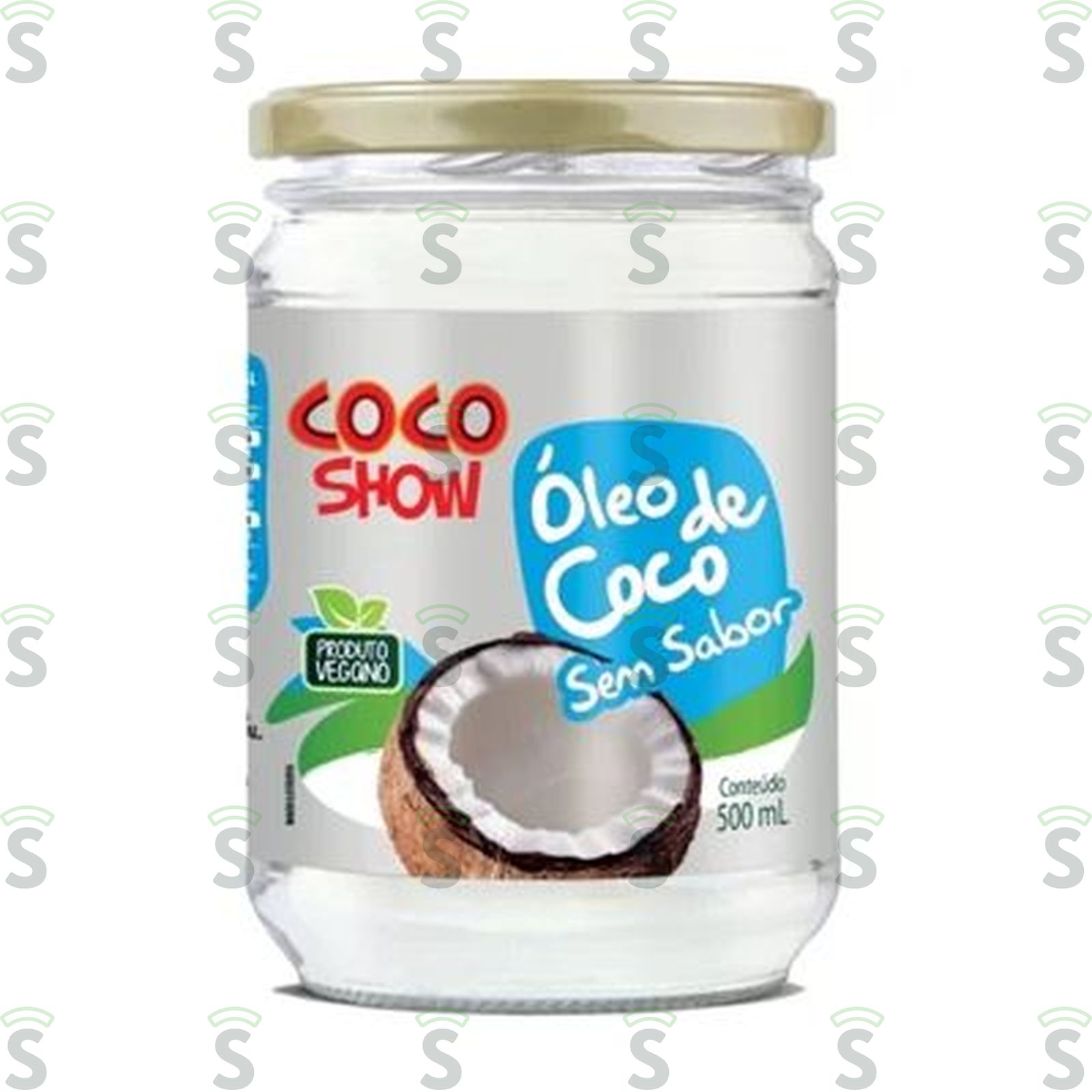 Óleo de Coco Coco Show Sem Sabor Pote de Vidro 500ml