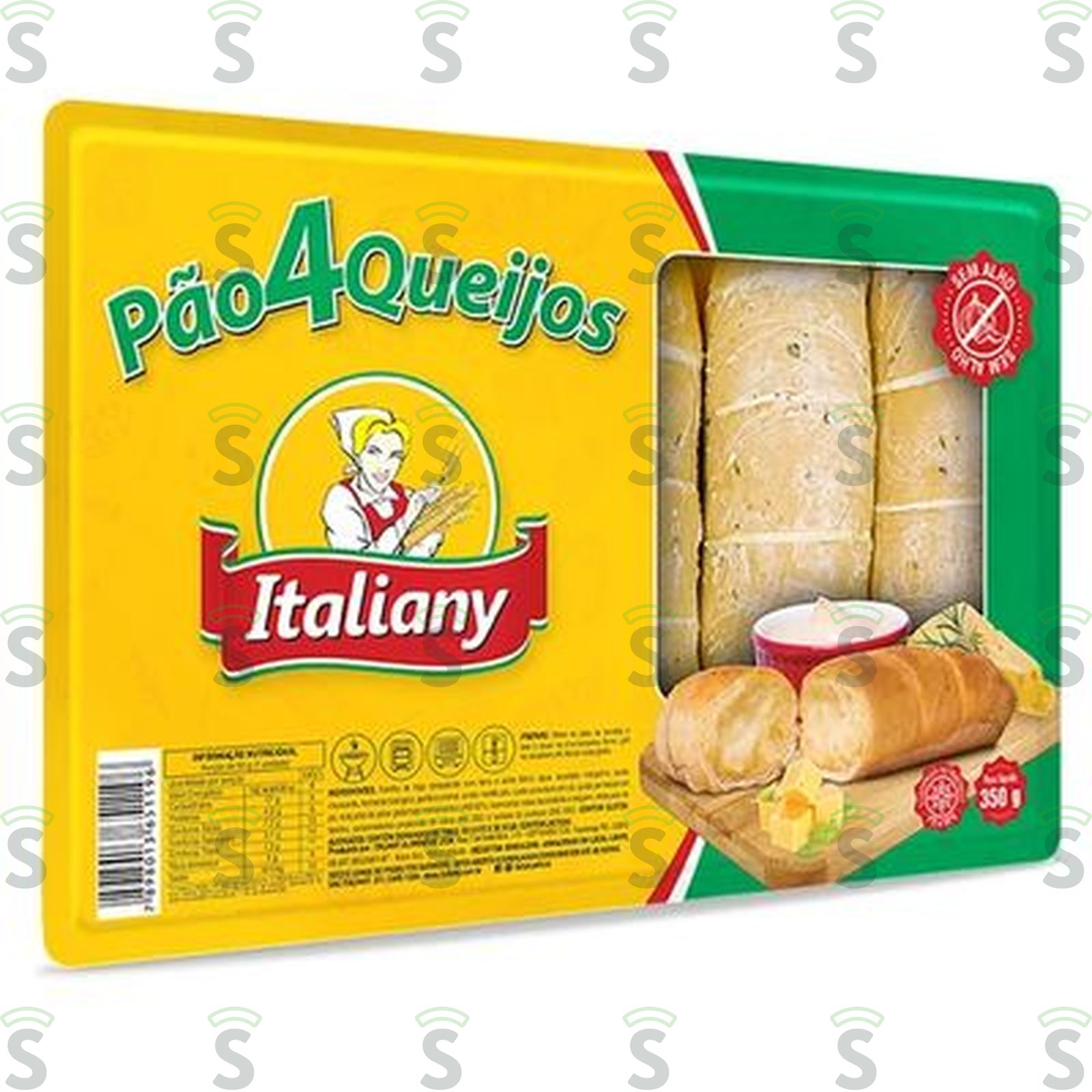 Italiany-pao 4 queijos 350g