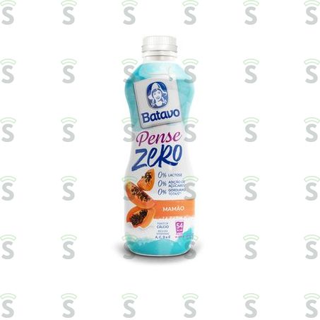  Bebida Láctea Batavo Pense Zero Mamão Embalagem 850g