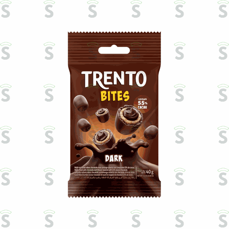  Trento-wafer Bites 40g Branco Dark.