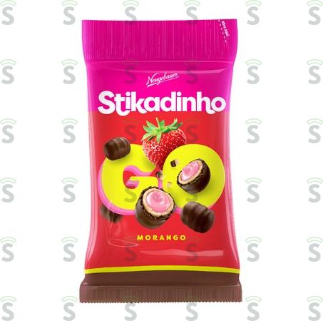  Choc Neugbauer Stikadinho Go 40g Morango