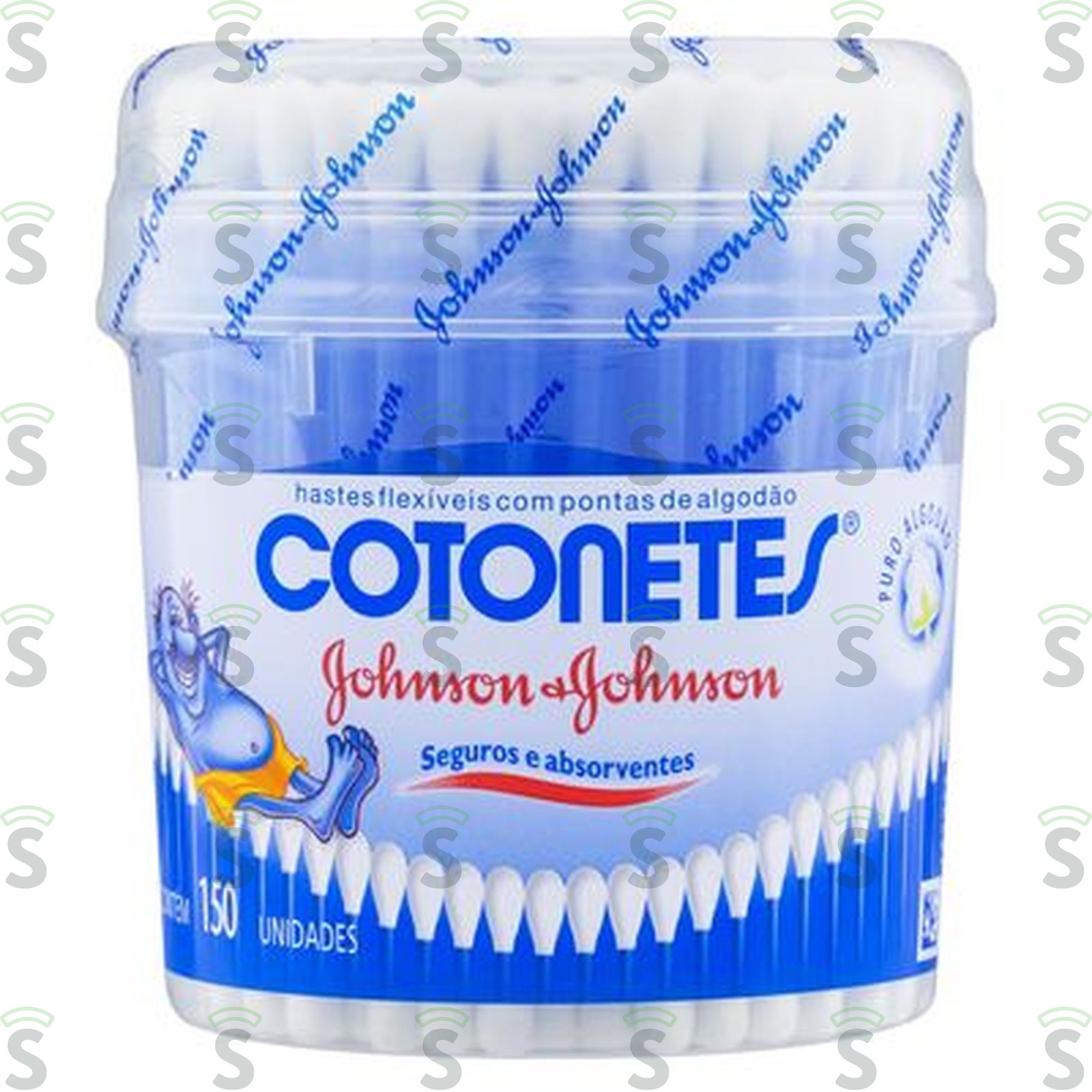 Johnson-cotonetes c/150un pote