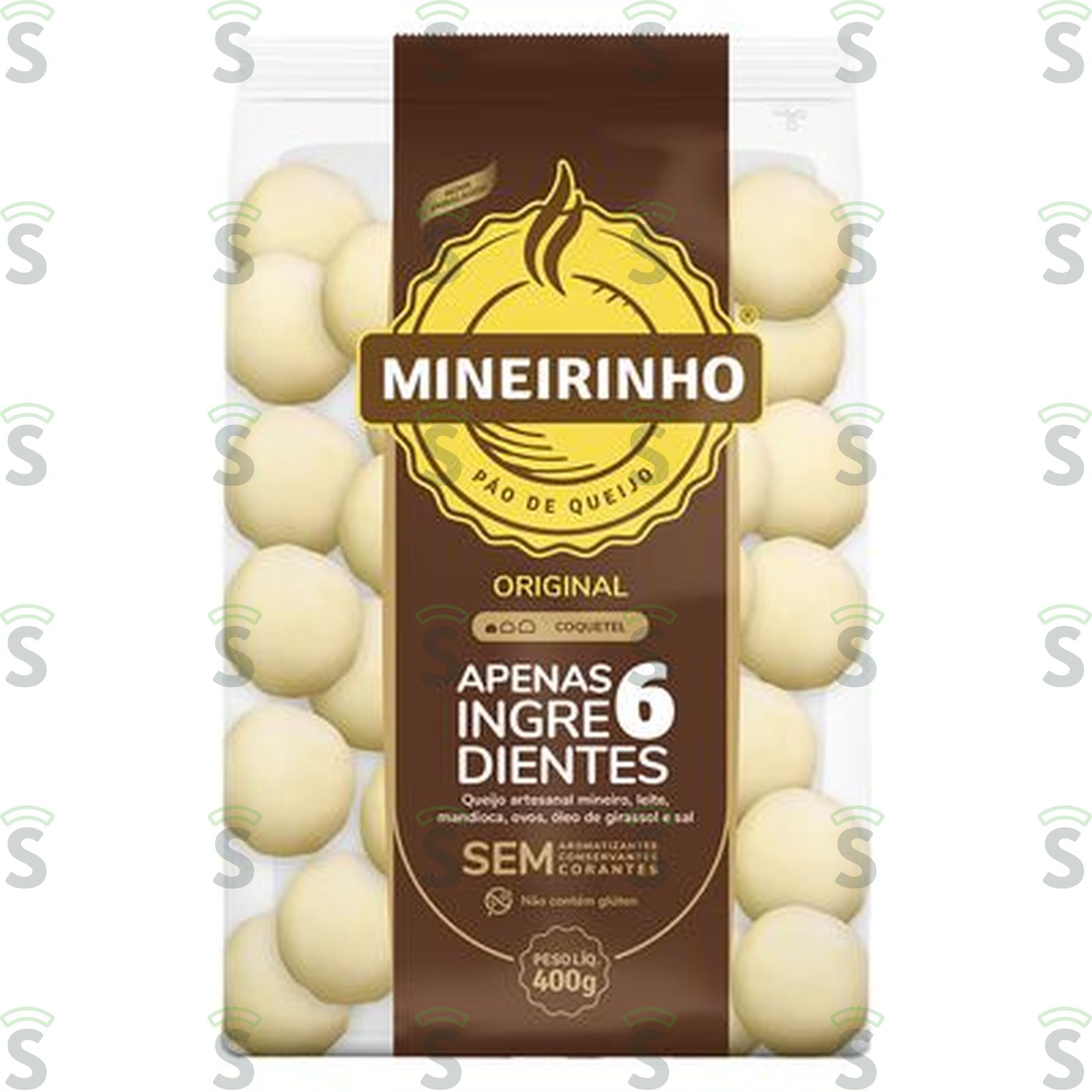 Pão de Queijo Mineirinho Coquetel 400G