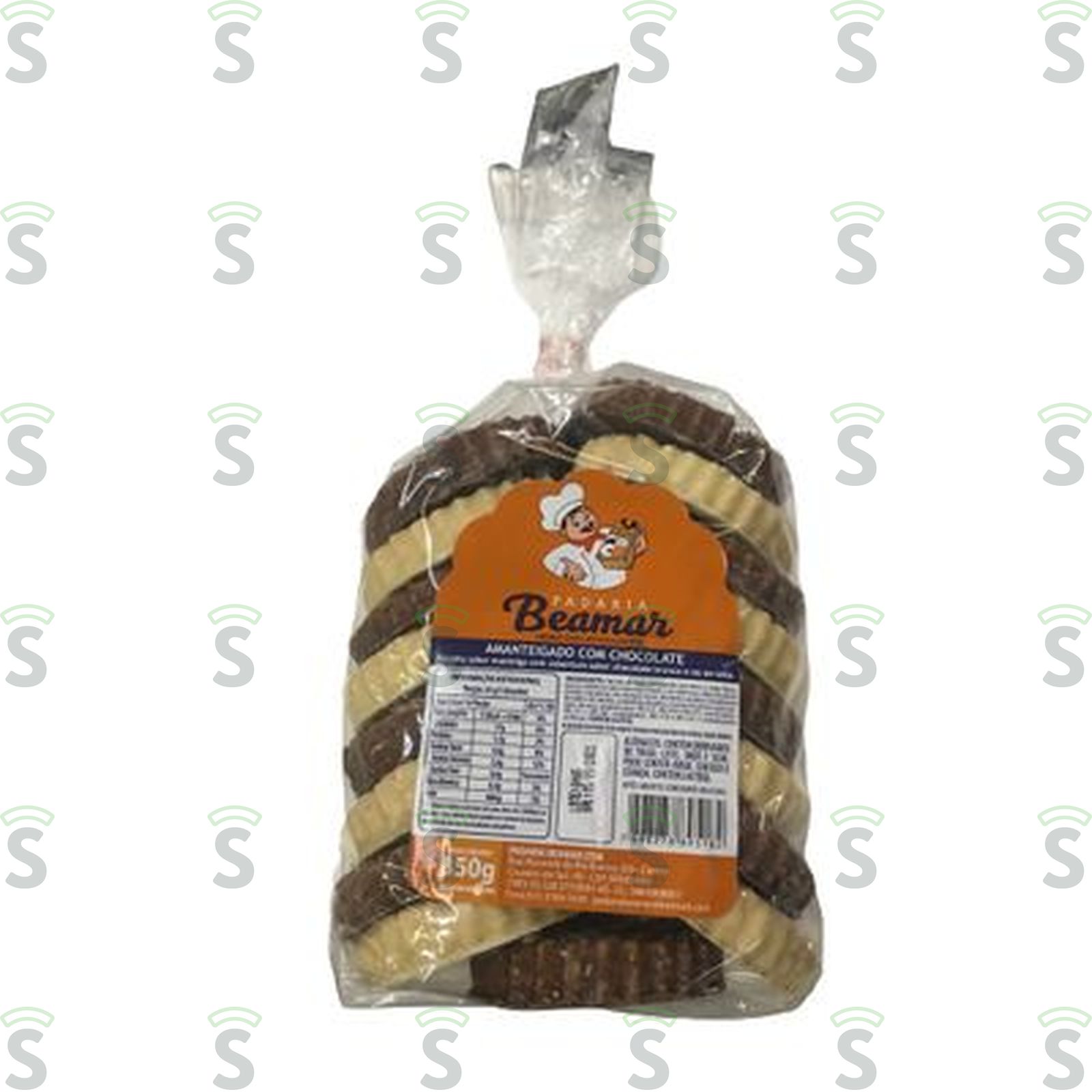 Beamar-biscoito duo manteiga choco 350g