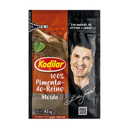 Pimenta Do Reino Preta Em Pó Kodilar 40g