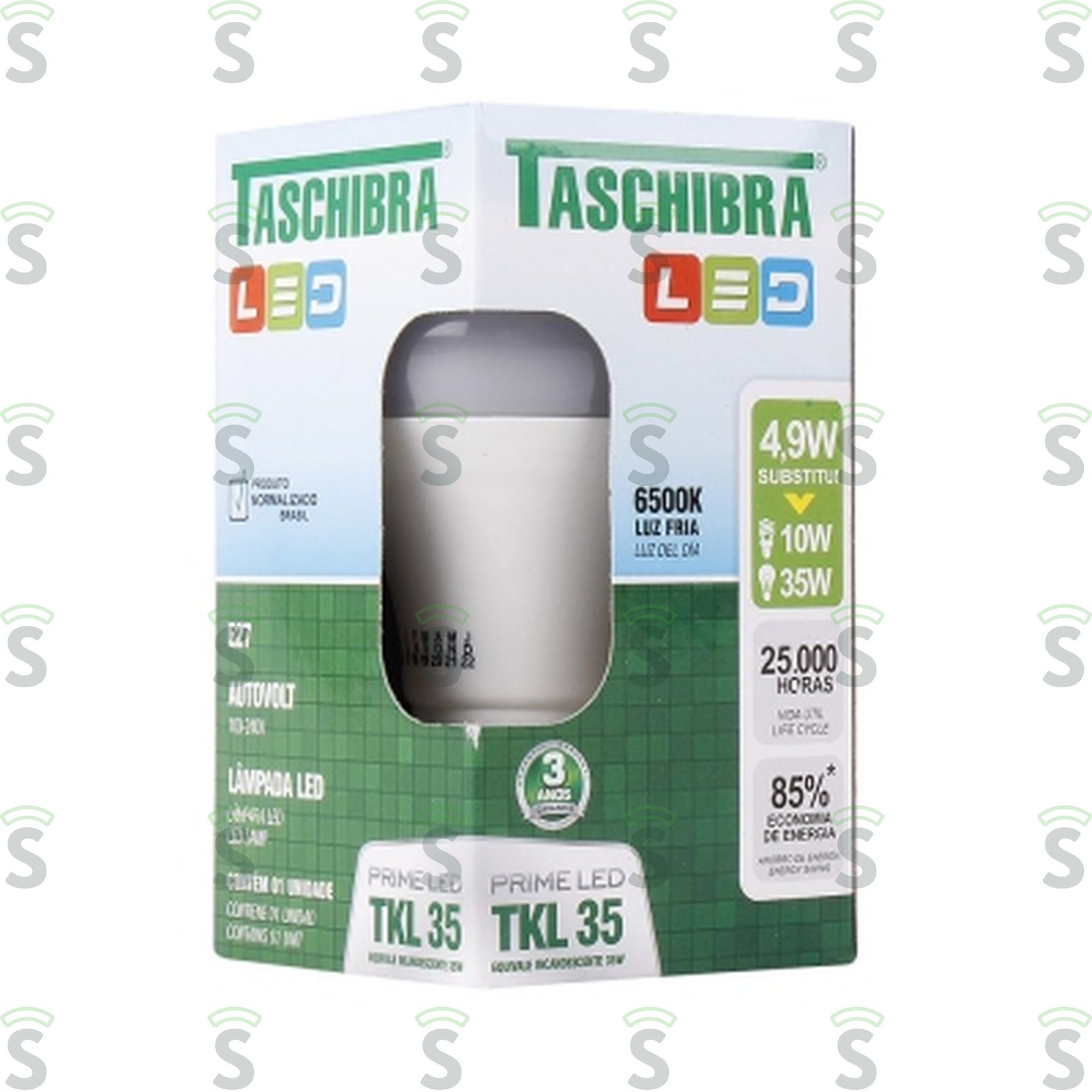 Lâmpada Taschibra Led 6500k Tkl 35 4,9w Embalagem 1 Un