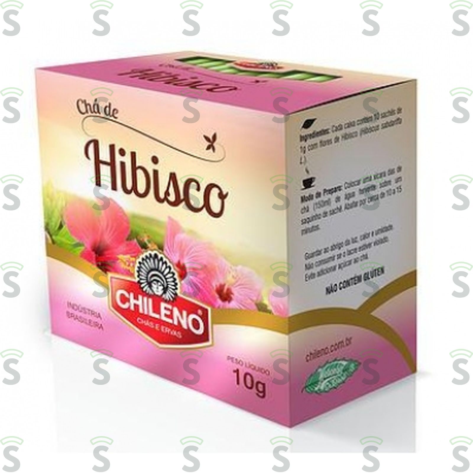 Chá de Hibisco Chileno Caixa com 10un - 10gr