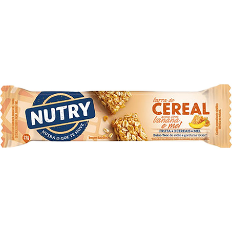 Barra de Cereal Nutry 22g - Aveia com Banana e Mel