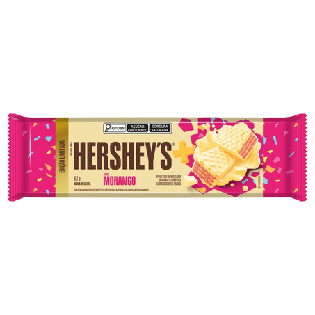 Chocolate Mais Hersheys 102g - Morango