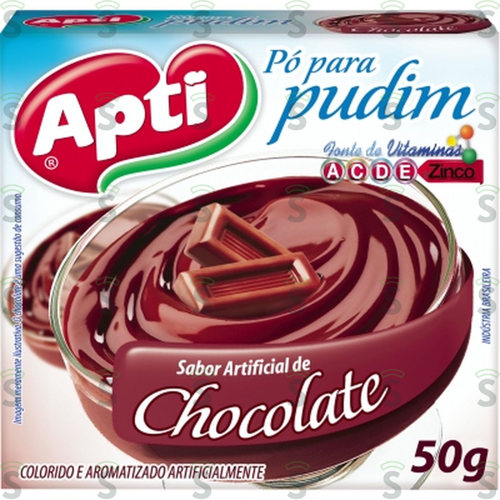 Pudim Apti Chocolate Caixa 50gr