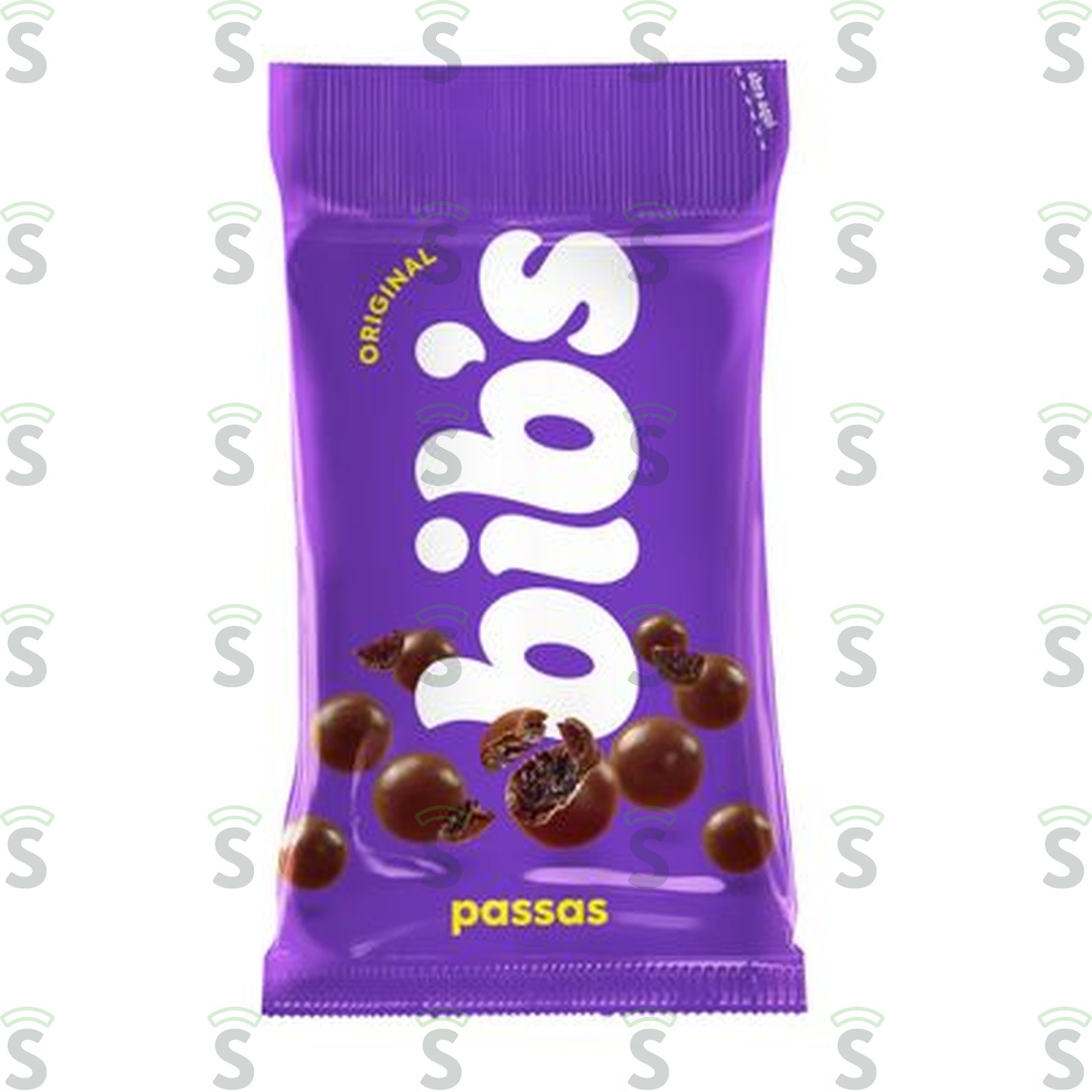 Chocolate Bibs Passas Embalagem 40G