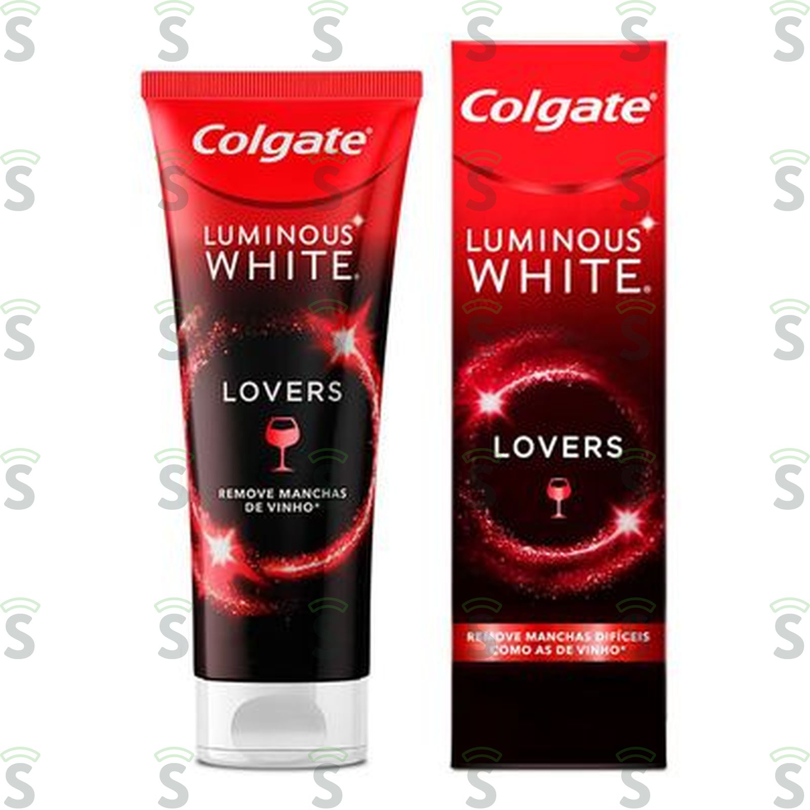 Creme Dental Branqueador Cold Mint Colgate Luminous White Lovers Caixa 70G