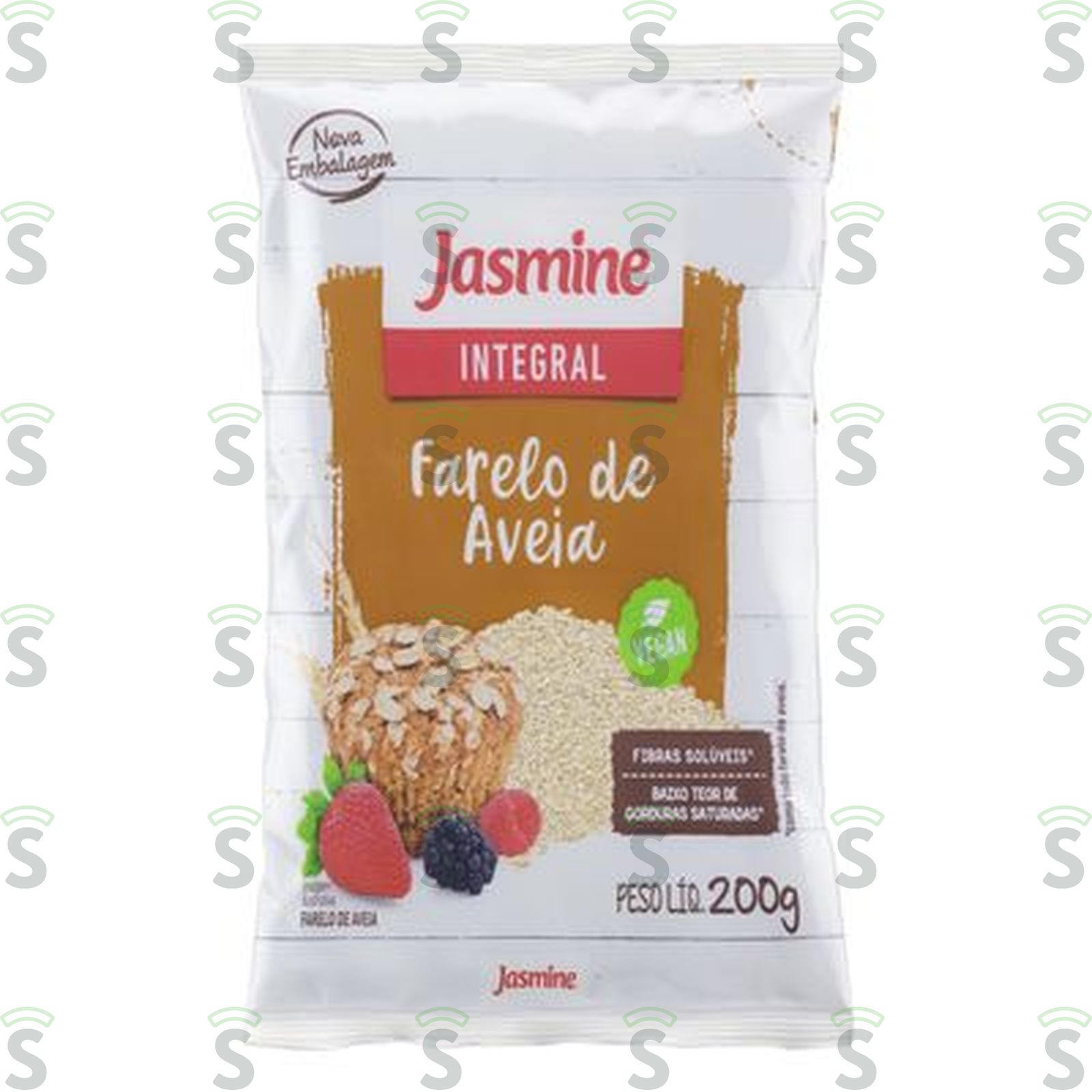 Farelo de Aveia Jasmine Pacote 200G