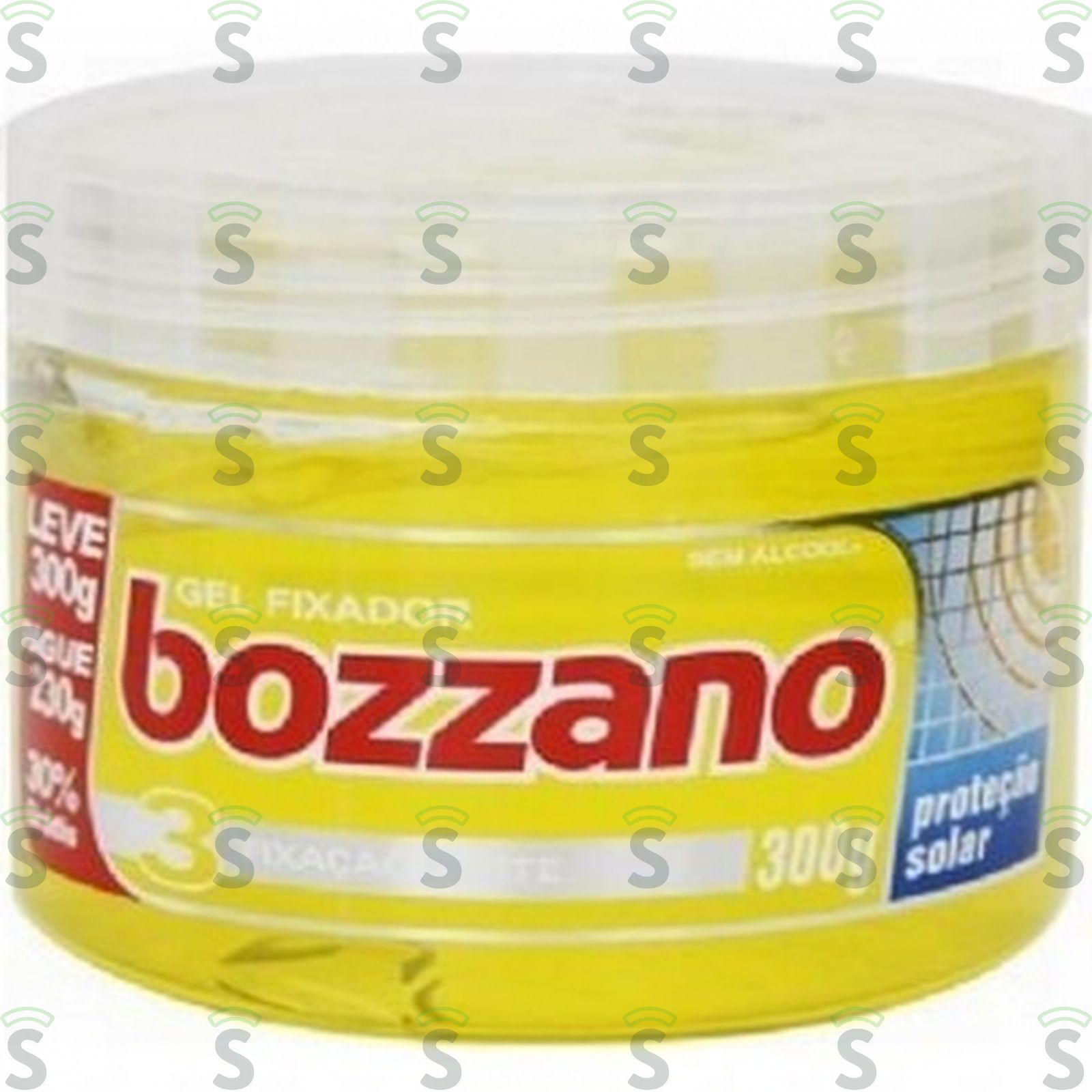 Gel Fixador Bozzano 3 com Proteção Solar Forte Fixação Pote 300G